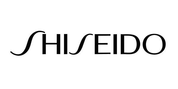 Black "Shiseido" text in elegant, modern font on a white background. 