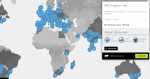 M&S supplier map