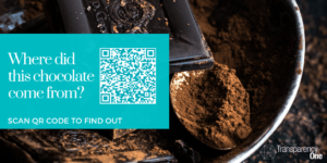 Chocolate QR code