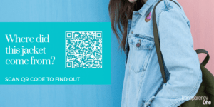 Denim jacket QR code